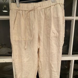 Linen joggers